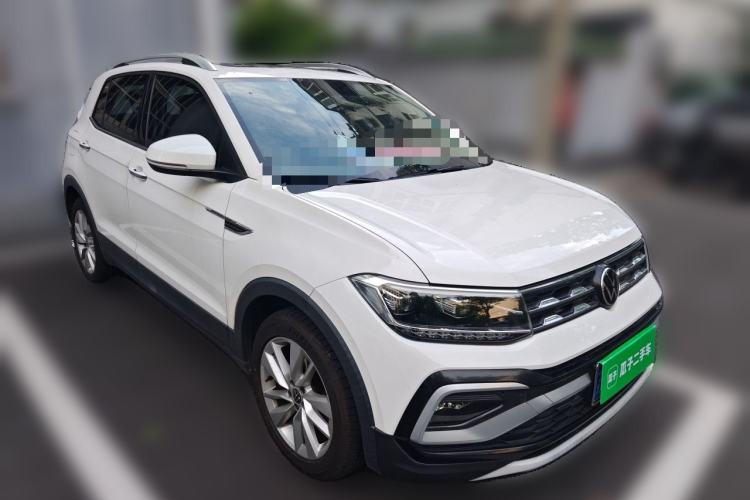Used Volkswagen T-Cross 2021 1.5L Automatic Comfort Edition Front Right 45 Deg