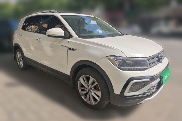 Used Volkswagen T-Cross 2021 1.5L Automatic Comfort Edition Front Right 45 Deg