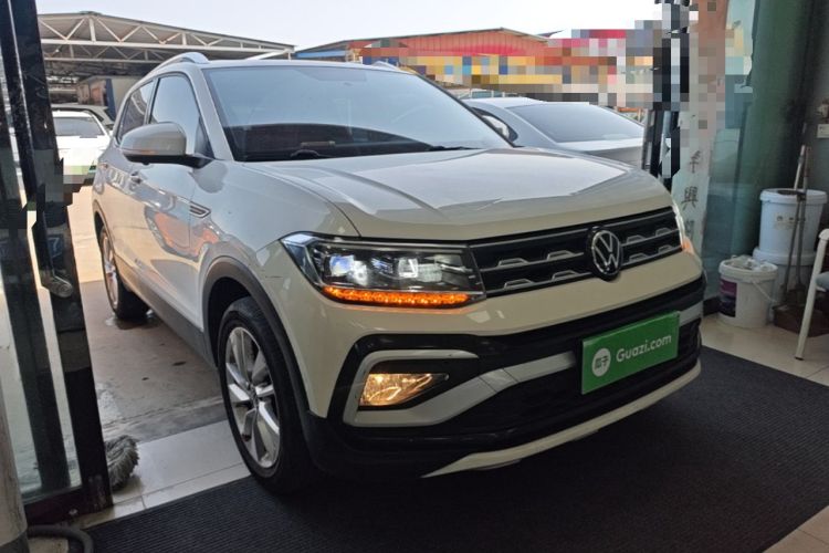 Used Volkswagen T-Cross 2021 1.5L Automatic Comfort Edition Front Right 45 Deg