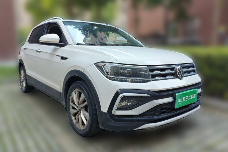 Used Volkswagen T-Cross 2021 280TSI DSG Comfort Edition Front Right 45 Deg