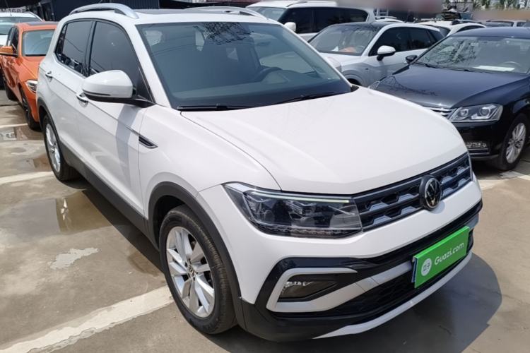 Used Volkswagen T-Cross 2021 280TSI DSG Comfort Edition Front Right 45 Deg