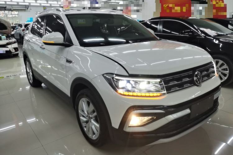 Used Volkswagen T-Cross 2021 1.5L Automatic Comfort Edition Front Right 45 Deg