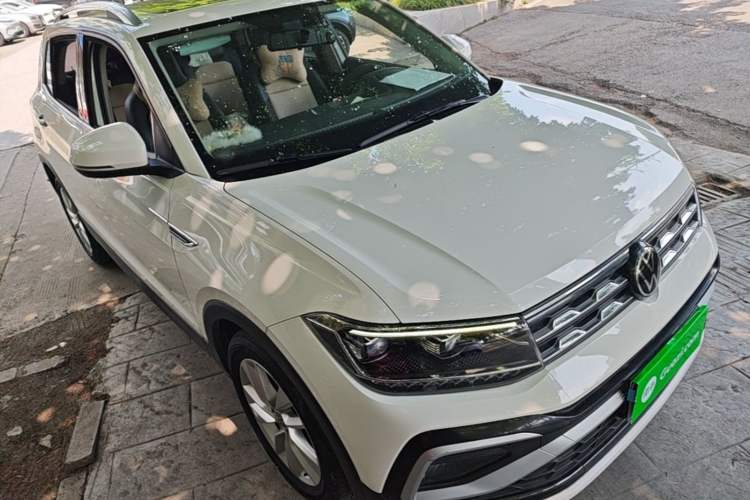 Used Volkswagen T-Cross 2021 280TSI DSG Comfort Edition Front Right 45 Deg