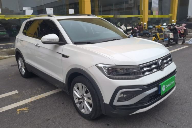 Used Volkswagen T-Cross 2021 280TSI DSG Comfort Edition Front Right 45 Deg