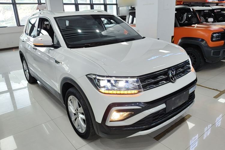 Used Volkswagen T-Cross 2021 1.5L Automatic Comfort Edition Front Right 45 Deg