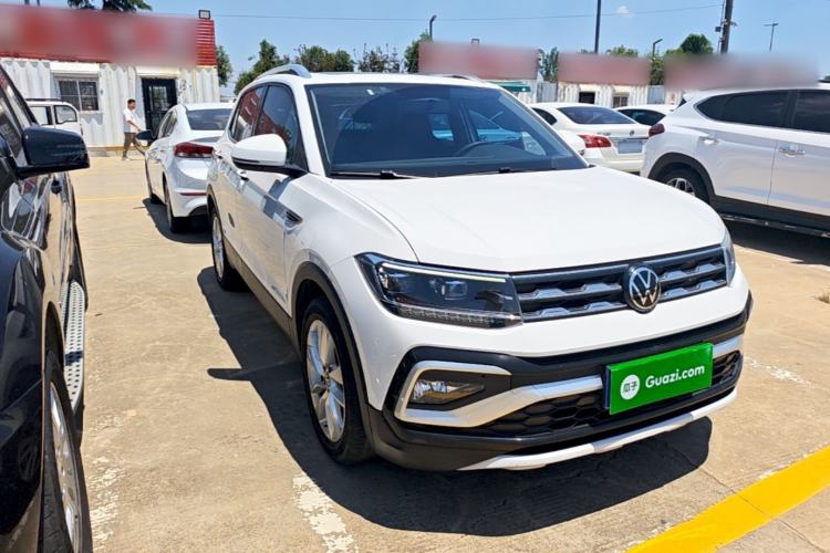 Used Volkswagen T-Cross 2021 280TSI DSG Comfort Edition Front Right 45 Deg