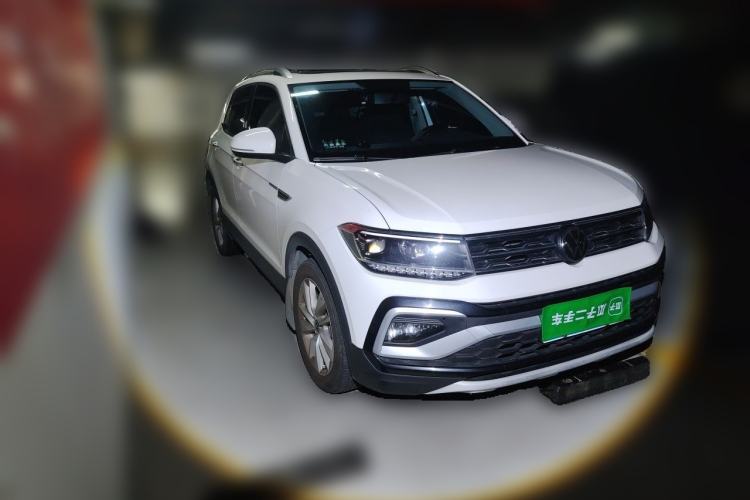 Used Volkswagen T-Cross 2021 280TSI DSG Comfort Edition Front Right 45 Deg
