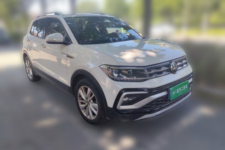 Used Volkswagen T-Cross 2021 1.5L Automatic Comfort Edition Front Right 45 Deg