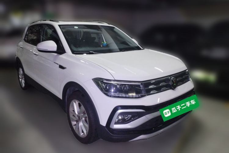 Used Volkswagen T-Cross 2021 280TSI DSG Comfort Edition Front Right 45 Deg