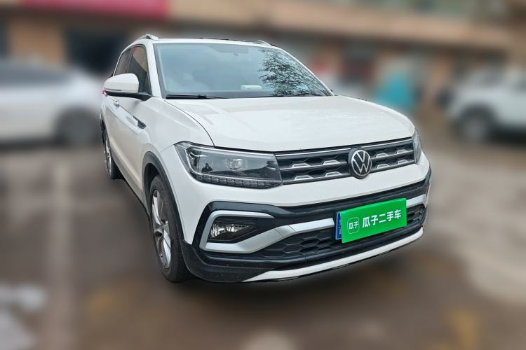 Used Volkswagen T-Cross 2021 1.5L Automatic Comfort Edition Front Right 45 Deg