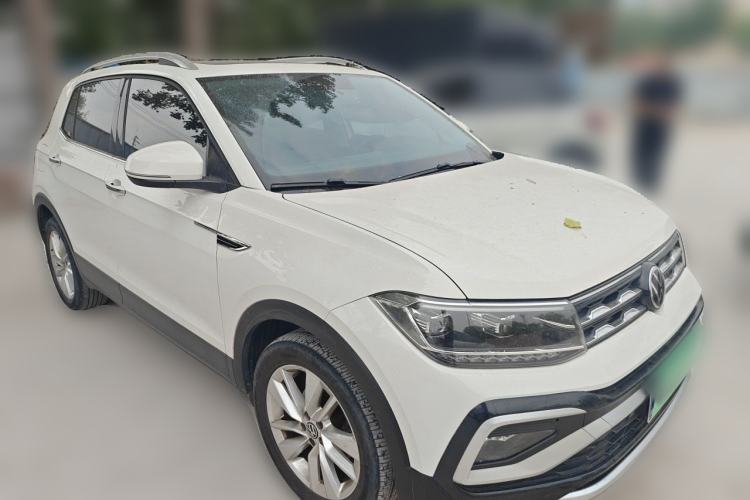 Used Volkswagen T-Cross 2021 280TSI DSG Comfort Edition Front Right 45 Deg