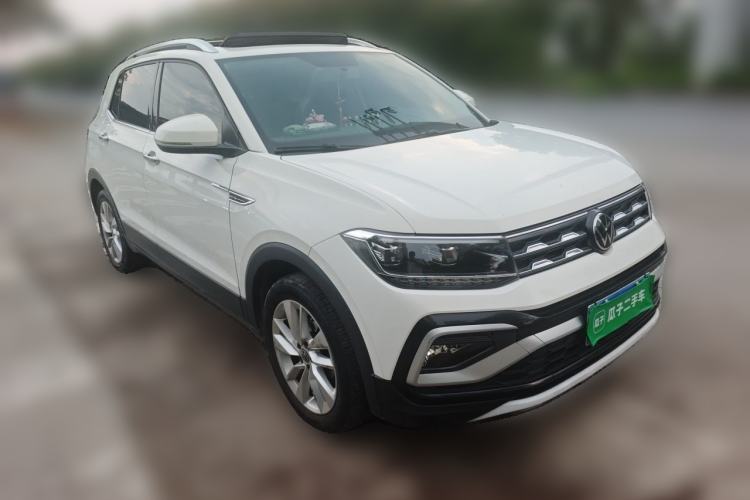 Used Volkswagen T-Cross 2021 1.5L Automatic Comfort Edition Front Right 45 Deg
