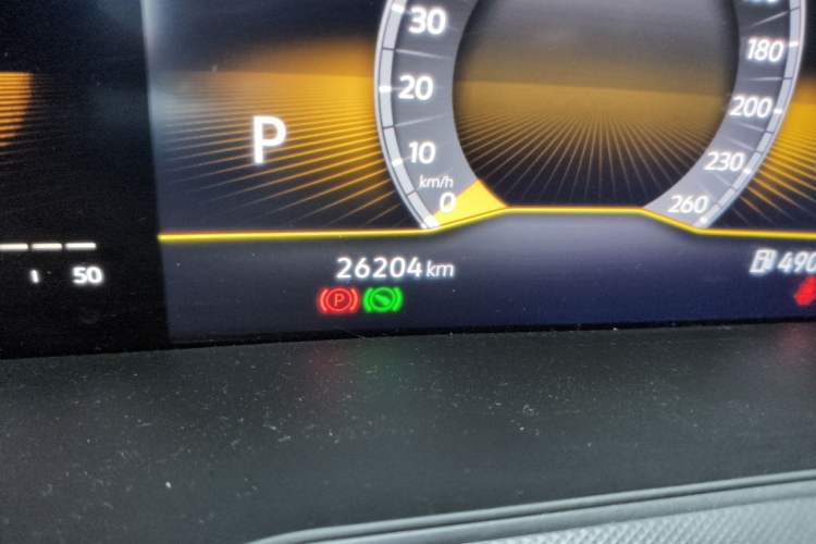 Used Volkswagen T-Cross 2021 1.5L Automatic Fashion Edition Odometer Close Up