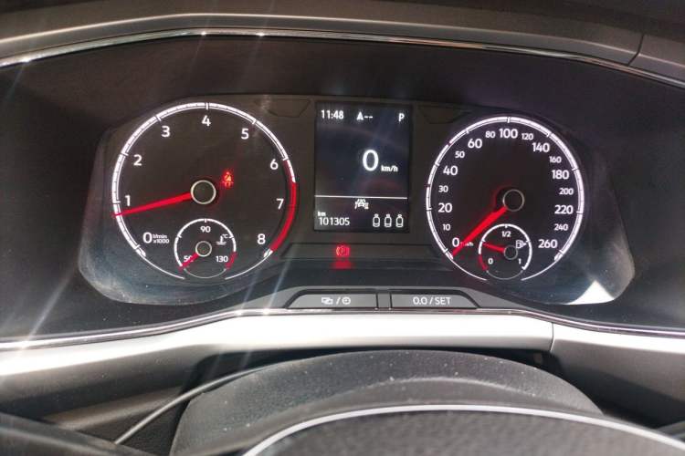 Used Volkswagen T-Cross 2021 280TSI DSG Comfort Edition Odometer Close Up