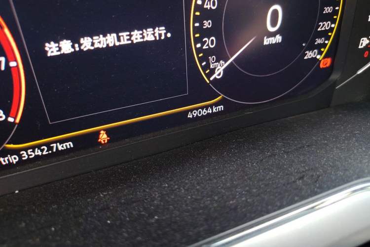 Used Volkswagen T-Cross 2021 280TSI DSG Comfort Edition Odometer Close Up