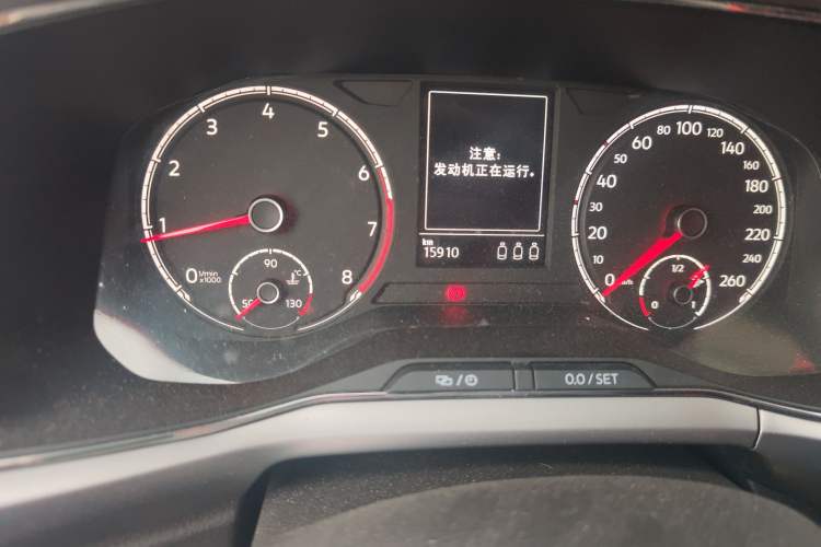 Used Volkswagen T-Cross 2021 280TSI DSG Comfort Edition Odometer Close Up