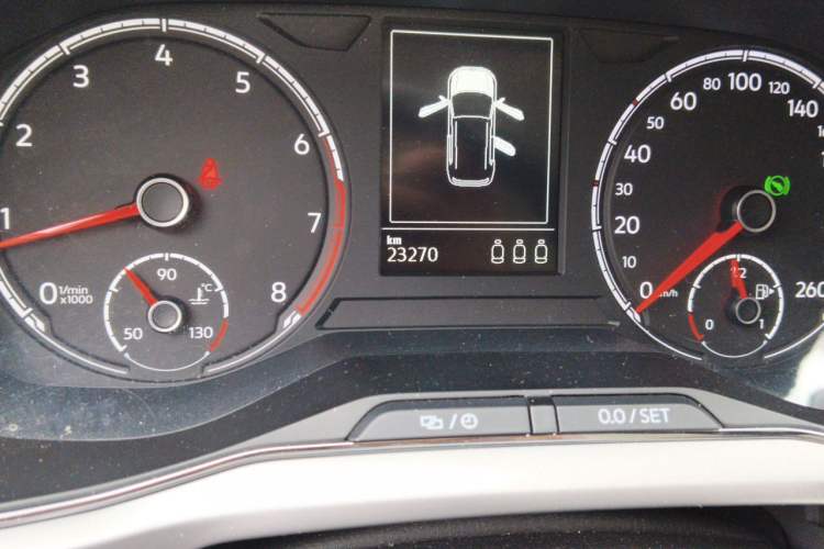 Used Volkswagen T-Cross 2021 1.5L Automatic Comfort Edition Odometer Close Up