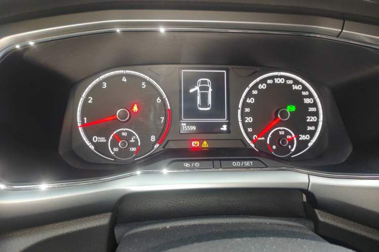 Used Volkswagen T-Cross 2021 1.5L Automatic Comfort Edition Odometer Close Up