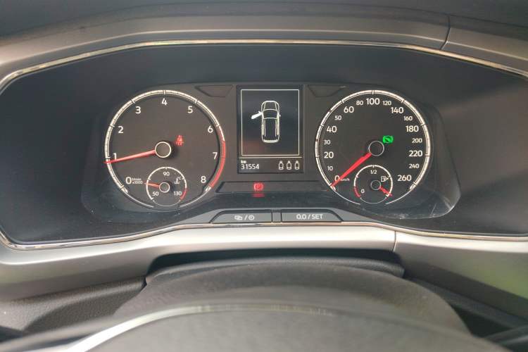 Used Volkswagen T-Cross 2021 1.5L Automatic Comfort Edition Odometer Close Up