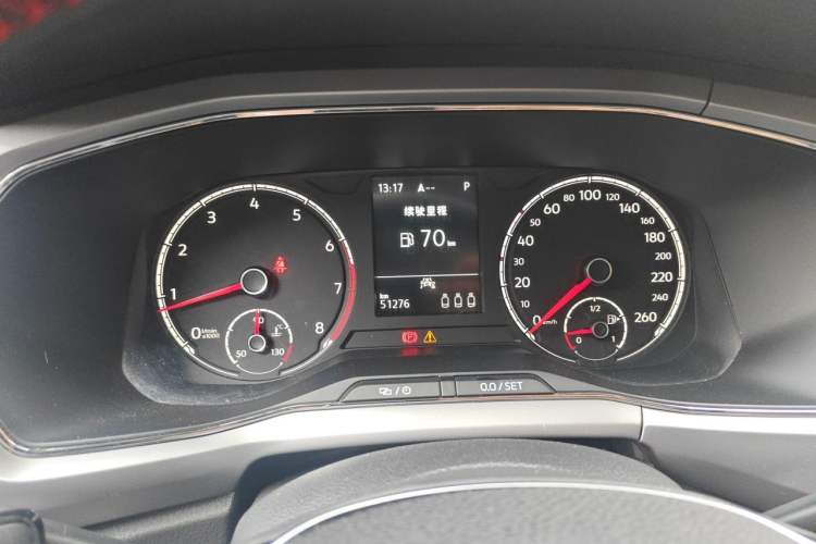 Used Volkswagen T-Cross 2021 280TSI DSG Comfort Edition Odometer Close Up