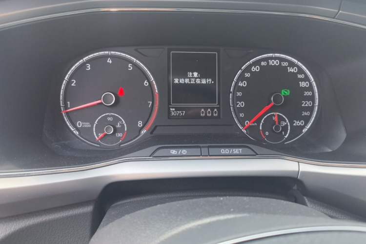 Used Volkswagen T-Cross 2021 280TSI DSG Luxury Edition Odometer Close Up
