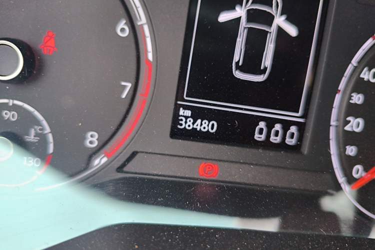 Used Volkswagen T-Cross 2021 280TSI DSG Comfort Edition Odometer Close Up