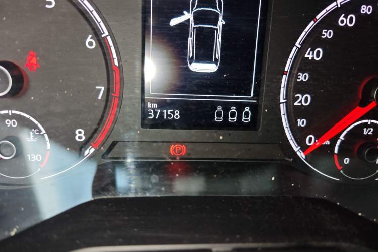 Used Volkswagen T-Cross 2021 1.5L Automatic Comfort Edition Odometer Close Up