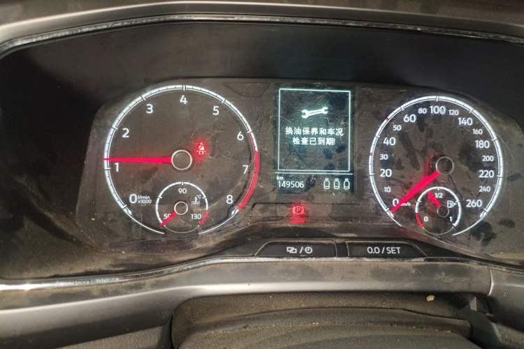 Used Volkswagen T-Cross 2021 280TSI DSG Comfort Edition Odometer Close Up