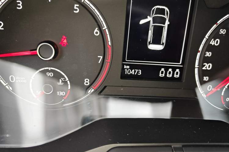 Used Volkswagen T-Cross 2021 1.5L Automatic Comfort Edition Odometer Close Up
