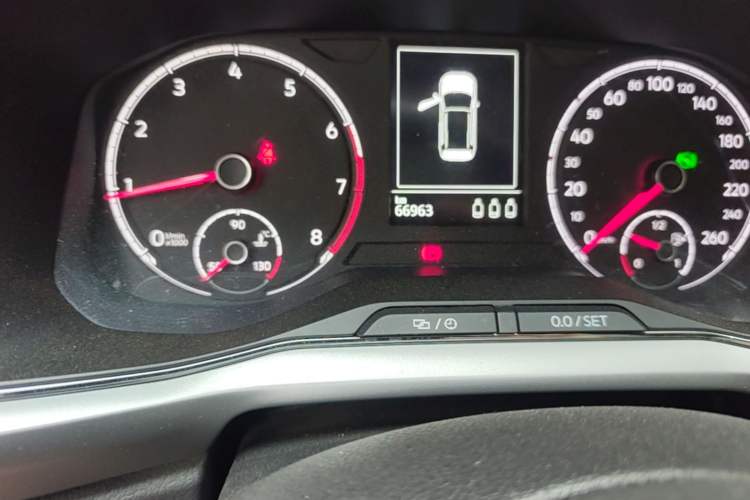 Used Volkswagen T-Cross 2021 1.5L Automatic Comfort Edition Odometer Close Up