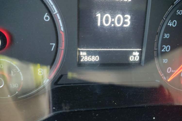 Used Volkswagen T-Cross 2021 1.5L Automatic Comfort Edition Odometer Close Up