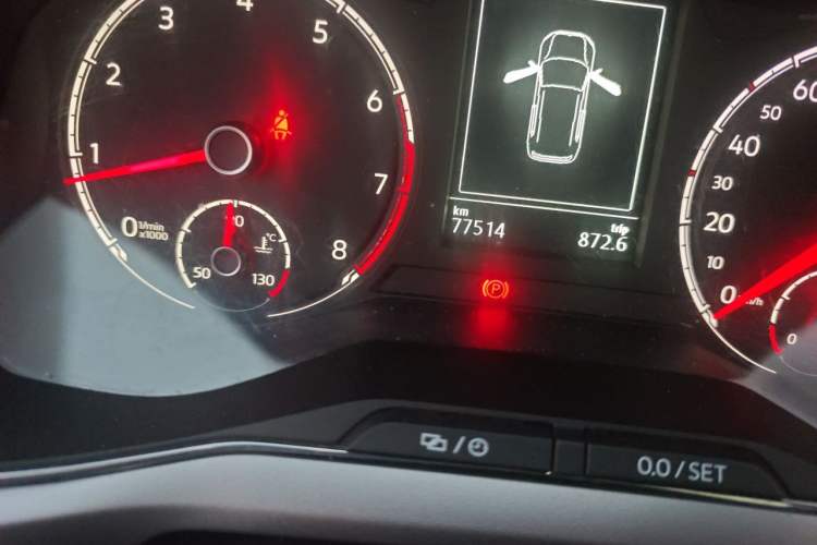 Used Volkswagen T-Cross 2021 1.5L Automatic Comfort Edition Odometer Close Up