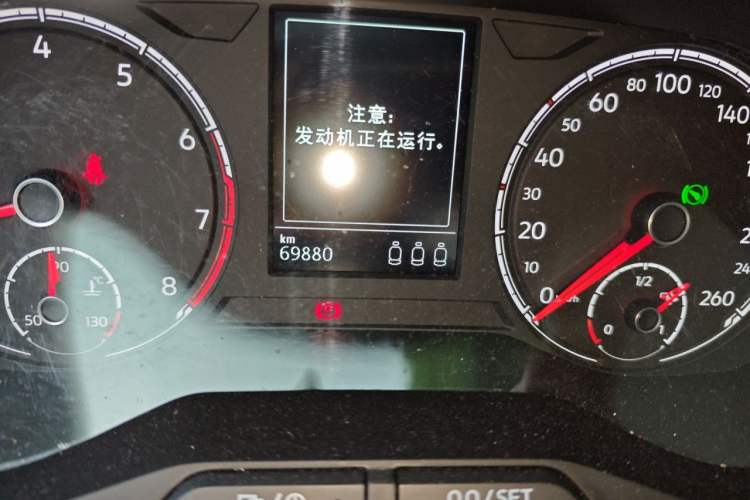 Used Volkswagen T-Cross 2021 280TSI DSG Comfort Edition Odometer Close Up