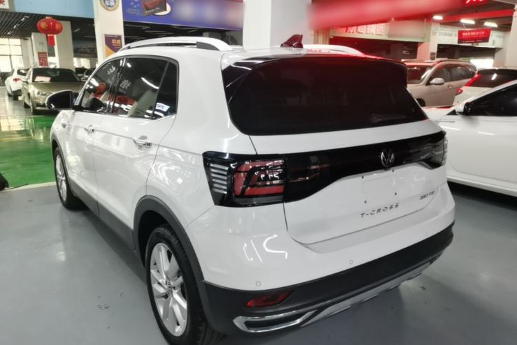 Used Volkswagen T-Cross 2021 280TSI DSG Comfort Edition Rear Left 45 Deg