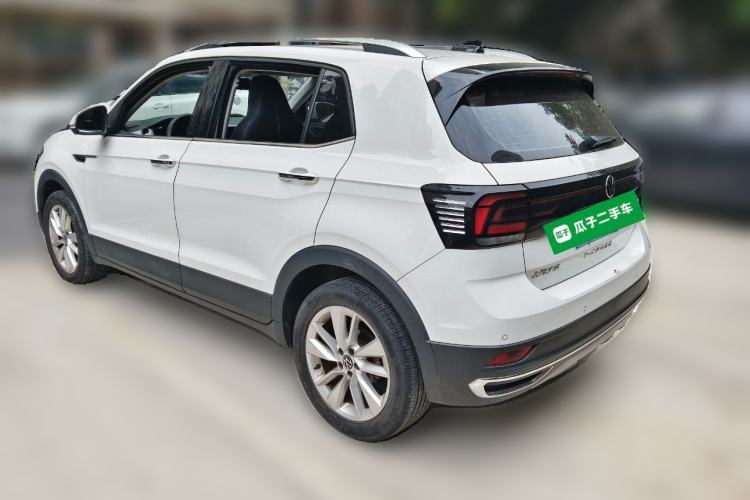 Used Volkswagen T-Cross 2021 1.5L Automatic Comfort Edition Rear Left 45 Deg