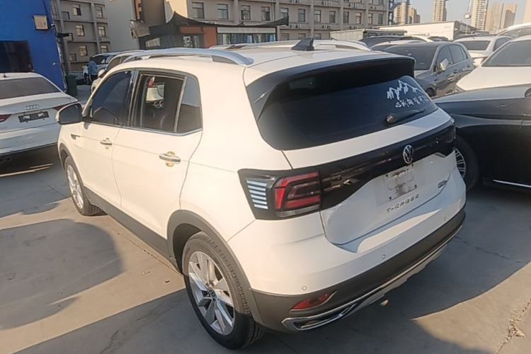 Used Volkswagen T-Cross 2021 1.5L Automatic Comfort Edition Rear Left 45 Deg