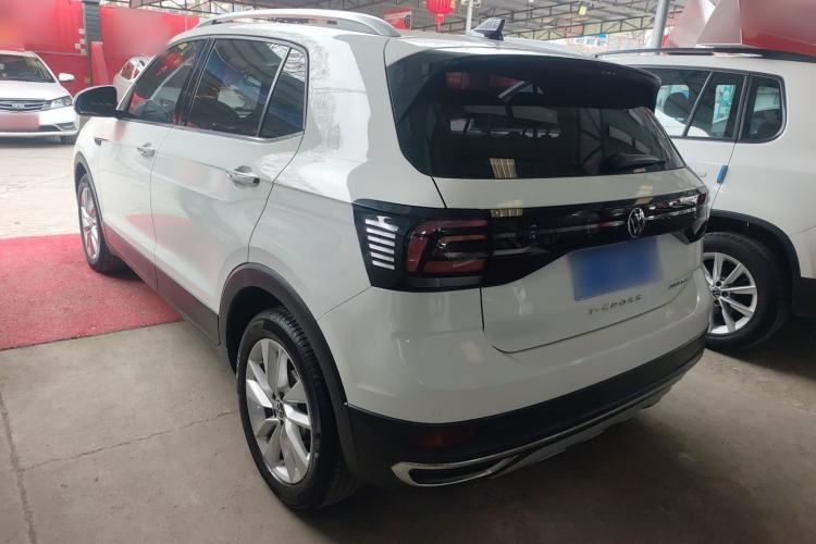 Used Volkswagen T-Cross 2021 280TSI DSG Comfort Edition Rear Left 45 Deg