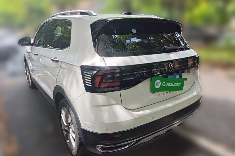 Used Volkswagen T-Cross 2021 1.5L Automatic Comfort Edition Rear Left 45 Deg