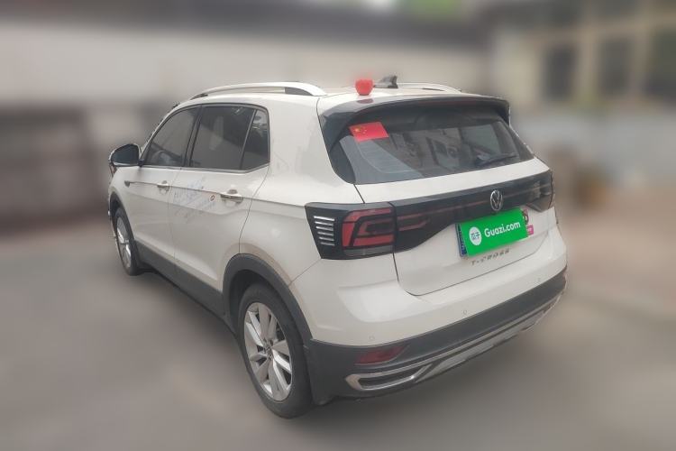 Used Volkswagen T-Cross 2021 1.5L Automatic Comfort Edition Rear Left 45 Deg