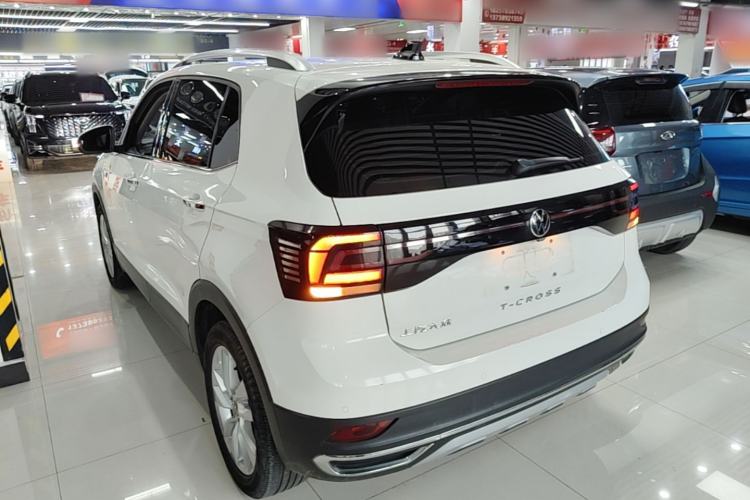 Used Volkswagen T-Cross 2021 1.5L Automatic Comfort Edition Rear Left 45 Deg