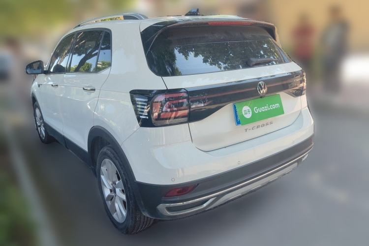 Used Volkswagen T-Cross 2021 1.5L Automatic Comfort Edition Rear Left 45 Deg