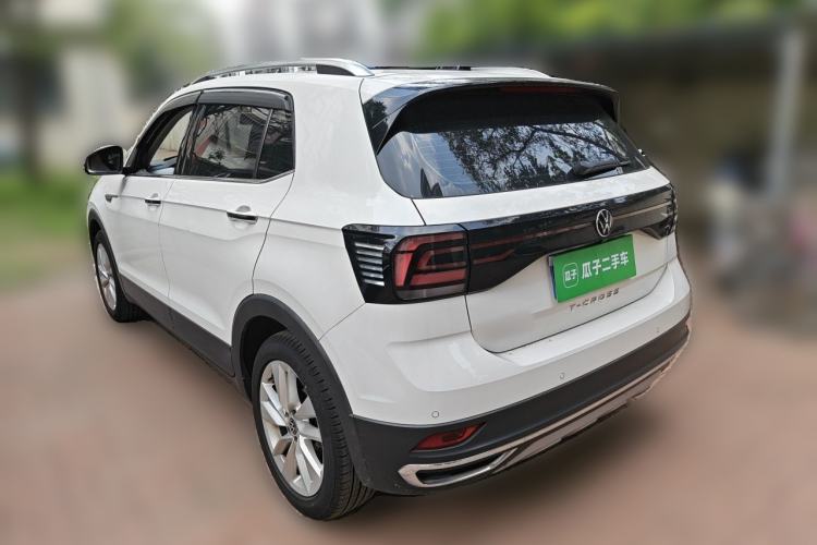 Used Volkswagen T-Cross 2021 1.5L Automatic Comfort Edition Rear Left 45 Deg