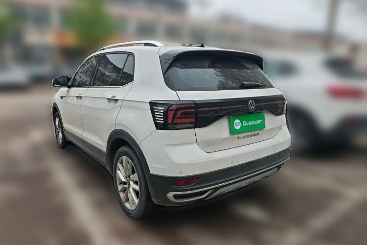 Used Volkswagen T-Cross 2021 1.5L Automatic Comfort Edition Rear Left 45 Deg