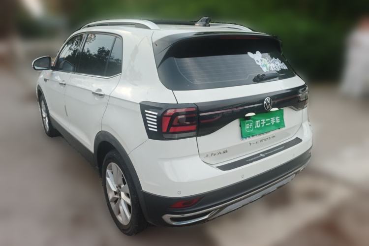 Used Volkswagen T-Cross 2021 1.5L Automatic Comfort Edition Rear Left 45 Deg