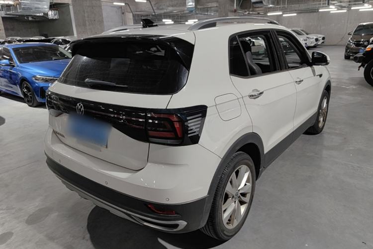 Used Volkswagen T-Cross 2021 1.5L Automatic Comfort Edition Rear Right 45 Deg
