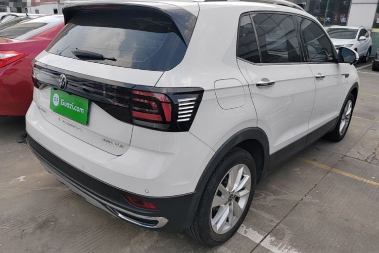 Used Volkswagen T-Cross 2021 280TSI DSG Comfort Edition Rear Right 45 Deg