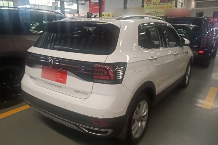 Used Volkswagen T-Cross 2021 280TSI DSG Comfort Edition Rear Right 45 Deg