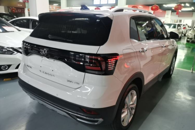 Used Volkswagen T-Cross 2021 280TSI DSG Comfort Edition Rear Right 45 Deg
