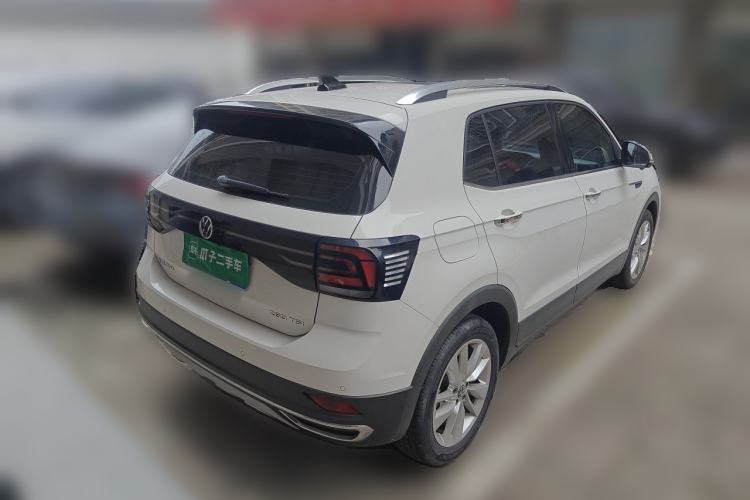Used Volkswagen T-Cross 2021 280TSI DSG Comfort Edition Rear Right 45 Deg