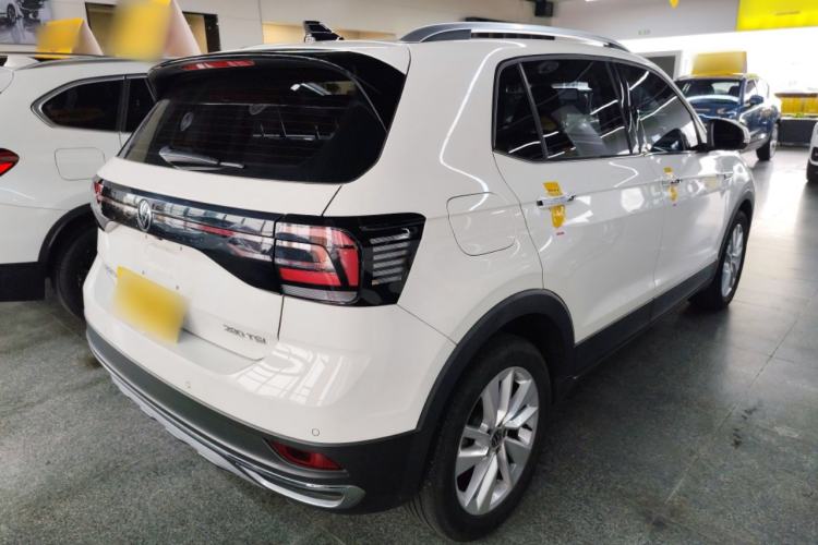 Used Volkswagen T-Cross 2021 280TSI DSG Comfort Edition Rear Right 45 Deg
